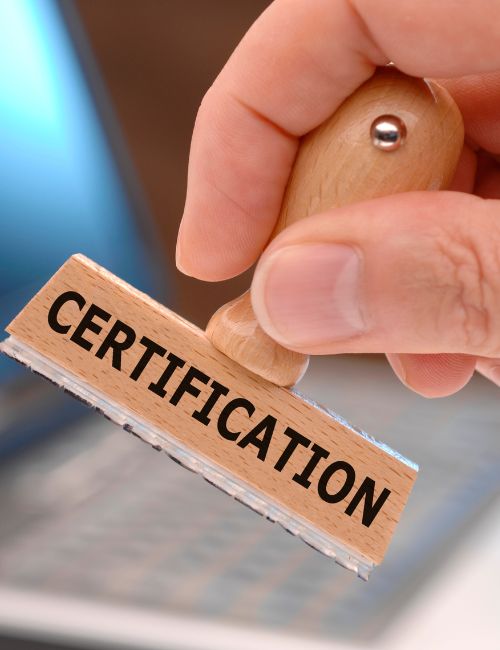 tampon certification